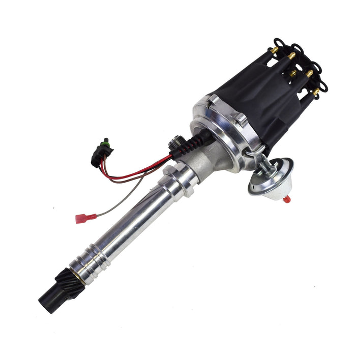 A-Team Performance Pro Series Ready to Run R2R Distributor For Chevy Corvette SB-BB, Tach Drive, 262 265 267 283 302 305 307 327 350 400 396 402 454 V8 Engine, Black Cap - Southwest Performance Parts