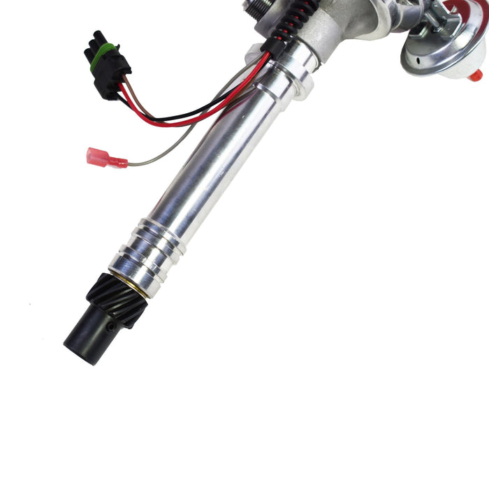 A-Team Performance Pro Series Ready to Run R2R Distributor For Chevy Corvette SB-BB, Tach Drive, 262 265 267 283 302 305 307 327 350 400 396 402 454 V8 Engine, Red Female Cap - Southwest Performance Parts