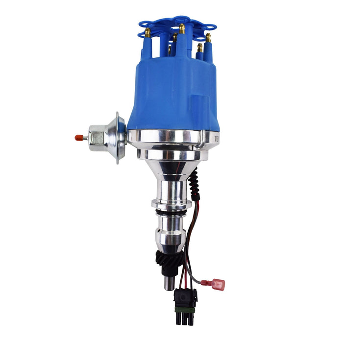 A-Team Performance Pro Series Ready to Run R2R Distributor For Ford 240 300, I6 Engine, Blue Cap - Southwest Performance Parts