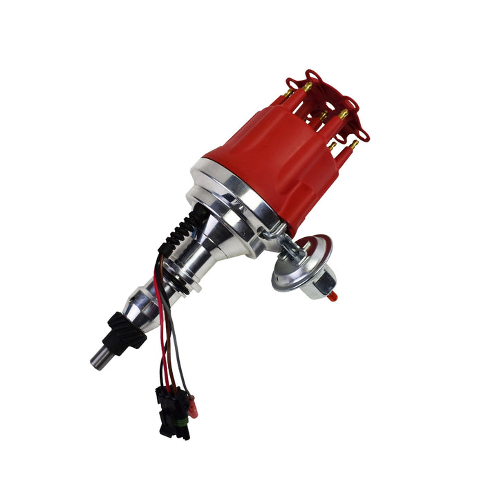 A-Team Performance Pro Series Ready to Run R2R Distributor For Ford 240 300, I6 Engine, Red Cap - Southwest Performance Parts