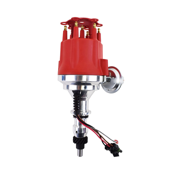 A-Team Performance Pro Series Ready to Run R2R Distributor For Ford 240 300, I6 Engine, Red Cap - Southwest Performance Parts