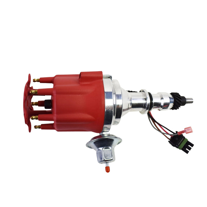 A-Team Performance Pro Series Ready to Run R2R Distributor For Ford 240 300, I6 Engine, Red Cap - Southwest Performance Parts