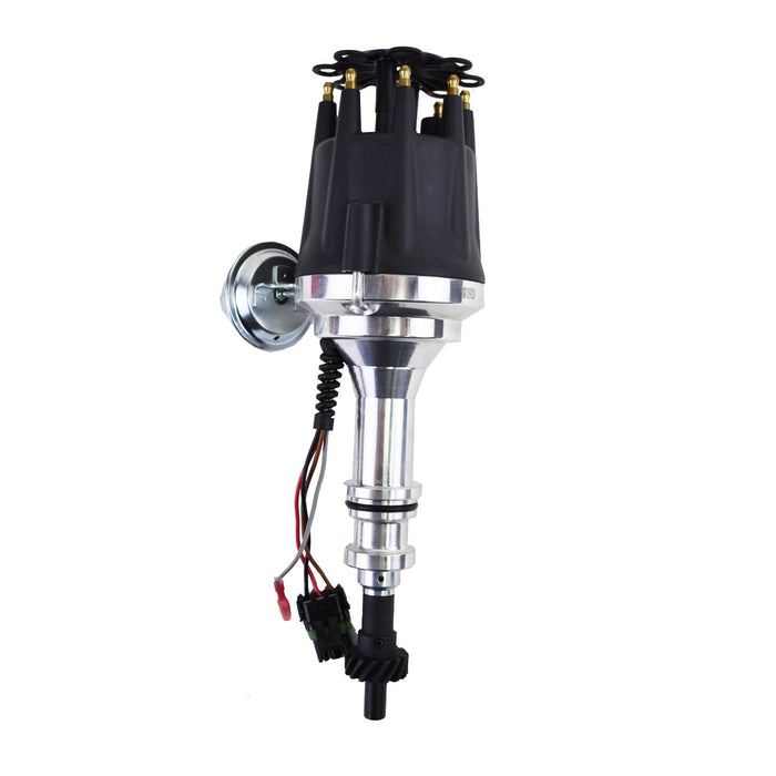 A-Team Performance Pro Series Ready to Run R2R Distributor for Ford 351C 351M 400M 370 429 460 BBF, V8 Engine, Black Cap - Southwest Performance Parts