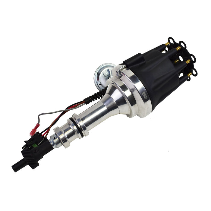 A-Team Performance Pro Series Ready to Run R2R Distributor for Ford 351C 351M 400M 370 429 460 BBF, V8 Engine, Black Cap - Southwest Performance Parts