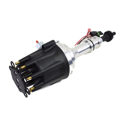 A-Team Performance Pro Series Ready to Run R2R Distributor for Ford 351C 351M 400M 370 429 460 BBF, V8 Engine, Black Cap - Southwest Performance Parts