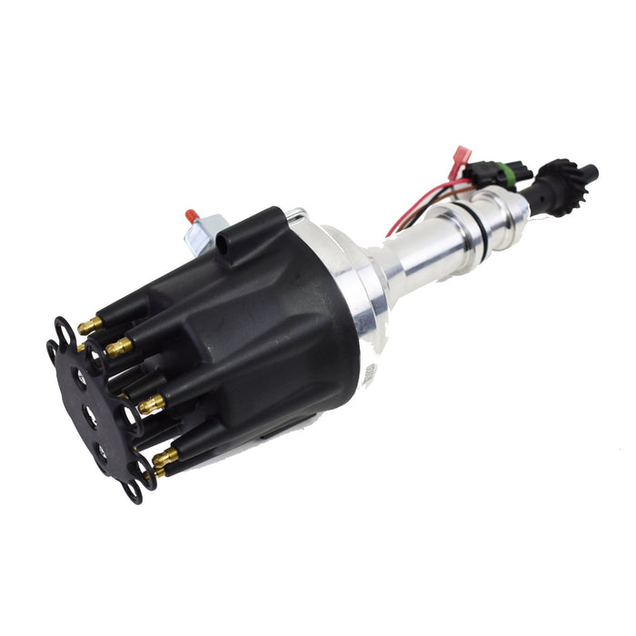 A-Team Performance Pro Series Ready to Run R2R Distributor for Ford 351C 351M 400M 370 429 460 BBF, V8 Engine, Black Cap - Southwest Performance Parts