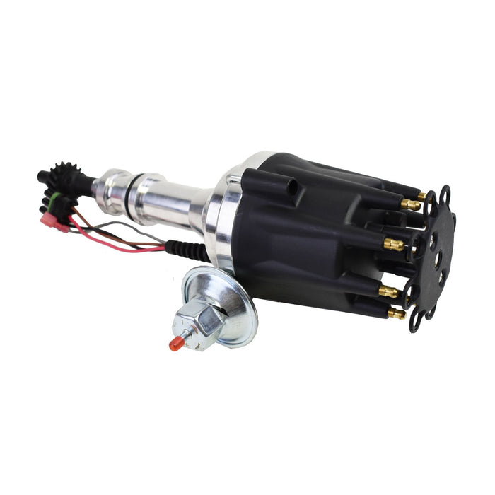 A-Team Performance Pro Series Ready to Run R2R Distributor for Ford 351C 351M 400M 370 429 460 BBF, V8 Engine, Black Cap - Southwest Performance Parts