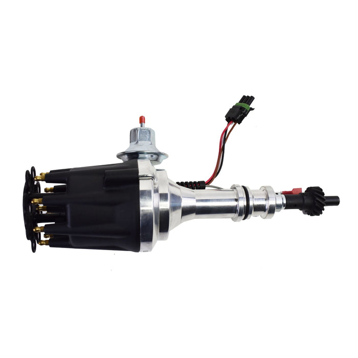 A-Team Performance Pro Series Ready to Run R2R Distributor for Ford 351C 351M 400M 370 429 460 BBF, V8 Engine, Black Cap - Southwest Performance Parts