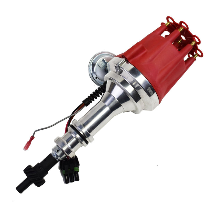 A-Team Performance Pro Series Ready to Run R2R Distributor For Ford 351C 351M 400M 370 429 460 BBF, V8 Engine, Red Cap - Southwest Performance Parts