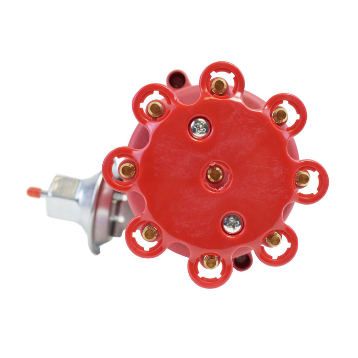 A-Team Performance Pro Series Ready to Run R2R Distributor For Ford 351C 351M 400M 370 429 460 BBF, V8 Engine, Red Cap - Southwest Performance Parts