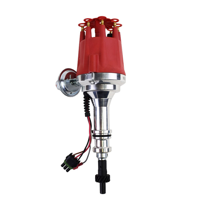 A-Team Performance Pro Series Ready to Run R2R Distributor For Ford 351W Windsor V8 Engine, Red Cap - Southwest Performance Parts