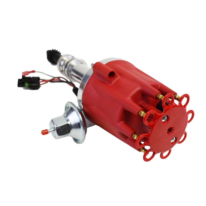 A-Team Performance Pro Series Ready to Run R2R Distributor For Ford 351W Windsor V8 Engine, Red Cap - Southwest Performance Parts