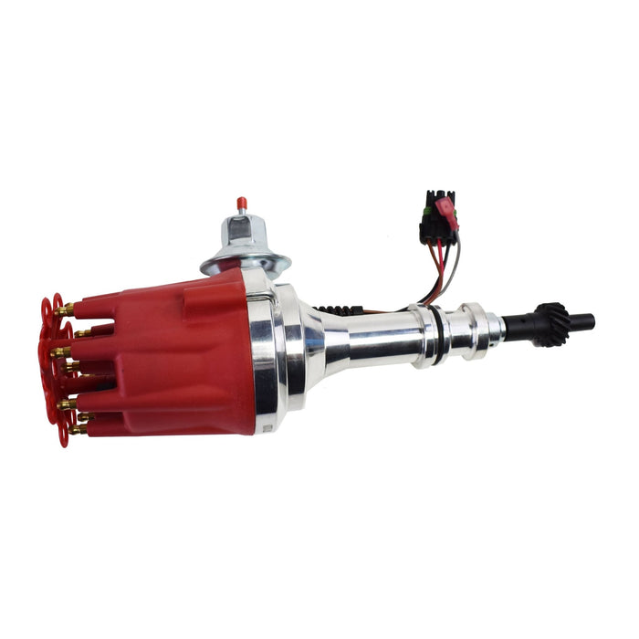A-Team Performance Pro Series Ready to Run R2R Distributor For Ford 351W Windsor V8 Engine, Red Cap - Southwest Performance Parts