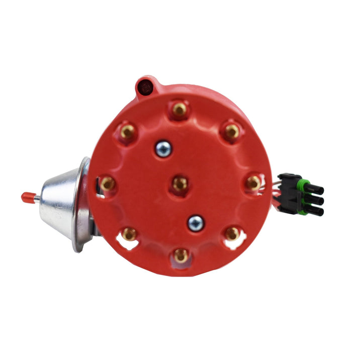 A-Team Performance Pro Series Ready to Run R2R Distributor for Ford SB Small Block 221 260 289 302 5.0L, V8 Engine Red Cap - Southwest Performance Parts