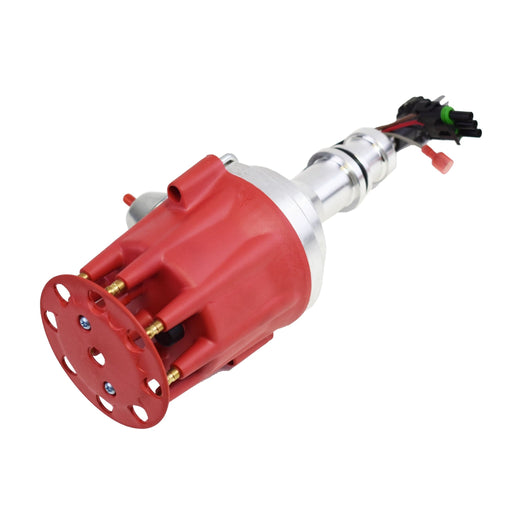 A-Team Performance Pro Series Ready to Run R2R Distributor for Ford SB Small Block 221 260 289 302 5.0L, V8 Engine Red Cap - Southwest Performance Parts