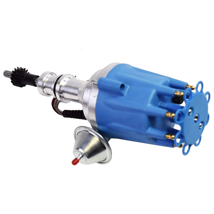 A-Team Performance Pro Series Ready to Run R2R Distributor for Ford SB Small Block Windsor 289-302W, V8 Engine Blue Cap - Southwest Performance Parts