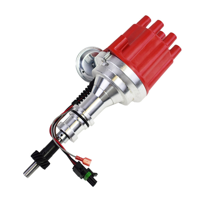 A-Team Performance Pro Series Ready to Run R2R Distributor For Ford SB Small Block Windsor 289-302W V8 Engine, Red Female Cap - Southwest Performance Parts