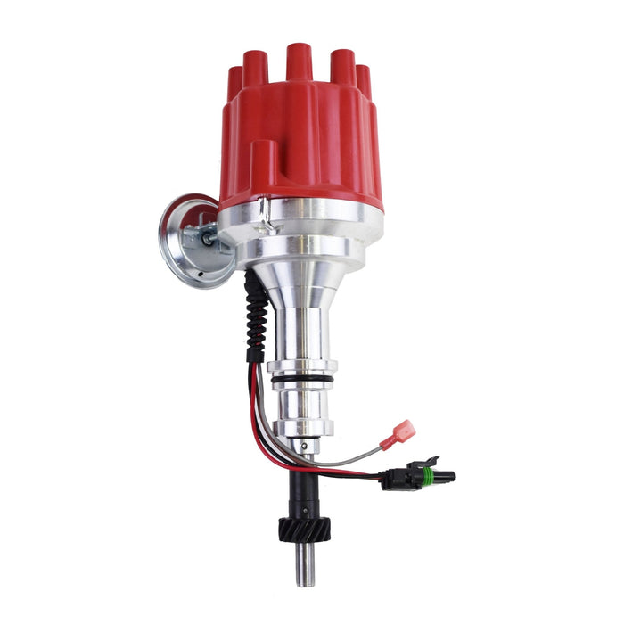 A-Team Performance Pro Series Ready to Run R2R Distributor For Ford SB Small Block Windsor 289-302W V8 Engine, Red Female Cap - Southwest Performance Parts