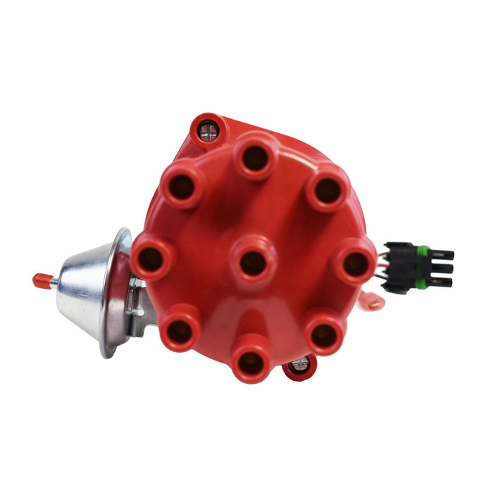 A-Team Performance Pro Series Ready to Run R2R Distributor For Ford SB Small Block Windsor 289-302W V8 Engine, Red Female Cap - Southwest Performance Parts