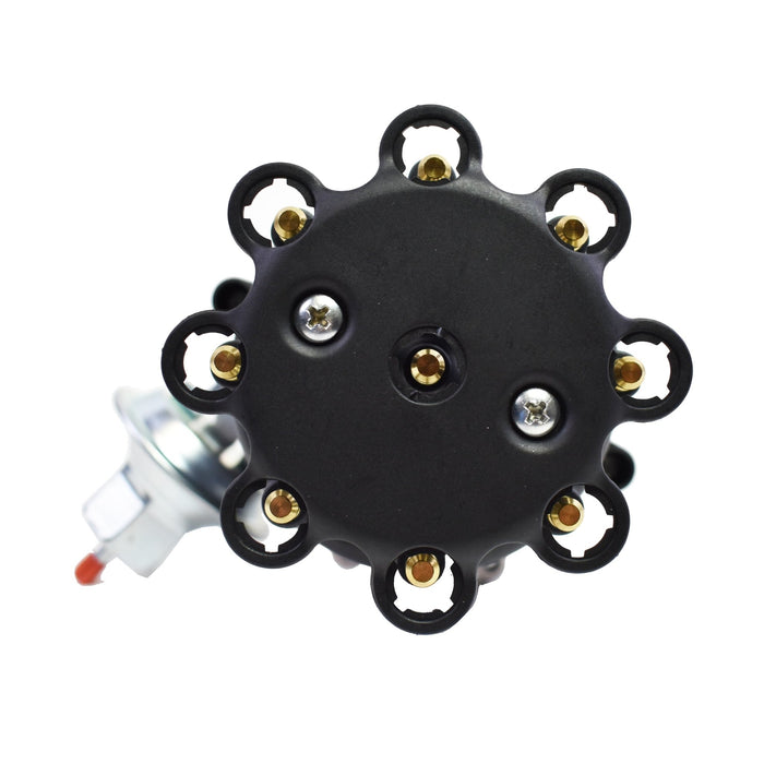 A-Team Performance Pro Series Ready to Run R2R Distributor For Mopar Dodge Chrysler 273 318 340 360, V8 Engine, Black Cap - Southwest Performance Parts