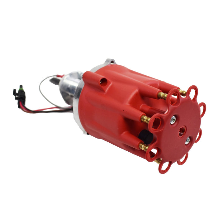 A-Team Performance Pro Series Ready to Run R2R Distributor For Mopar Dodge Chrysler 273 318 340 360, V8 Engine, Red Cap - Southwest Performance Parts