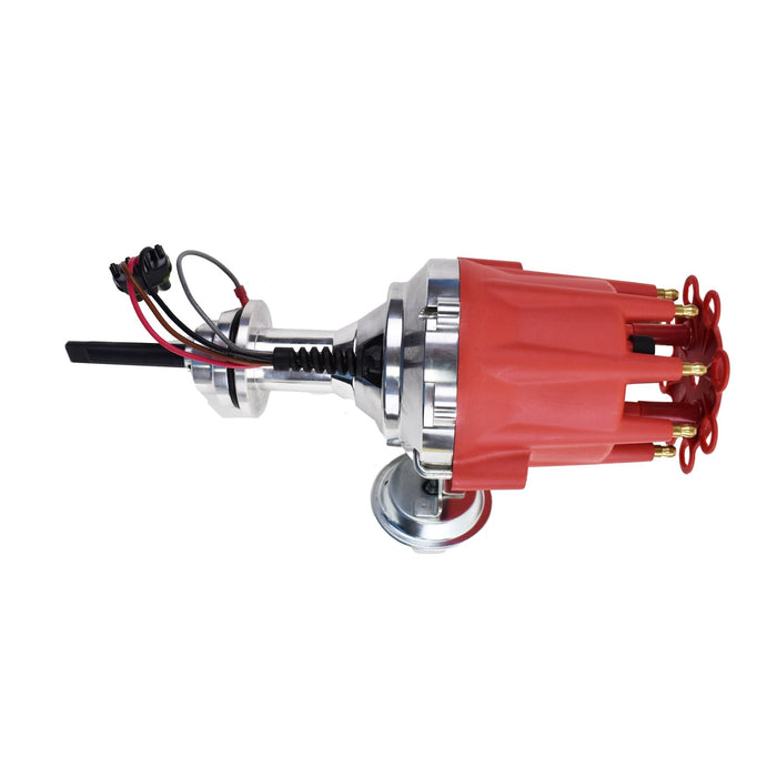 A-Team Performance Pro Series Ready to Run R2R Distributor For Mopar Dodge Chrysler 273 318 340 360, V8 Engine, Red Cap - Southwest Performance Parts