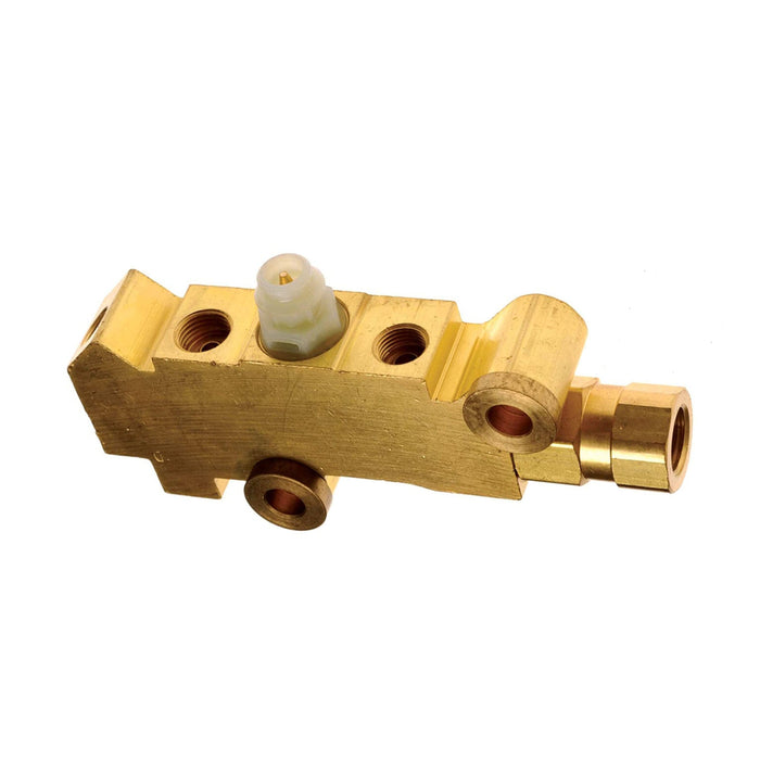 A-Team Performance PV2 172-1353 - Proportioning Valve Brass Finish for Disc-Drum Brakes - Southwest Performance Parts