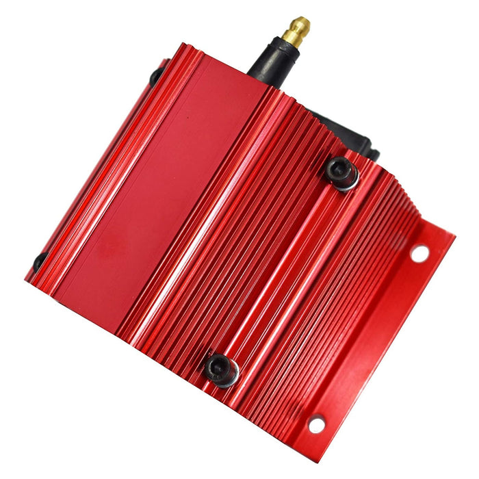 A-Team Performance Ready-To-Run R2R Distributor And 50,000 Volts E-Coil Small Block Big Block Chevrolet GM 283 305 307 327 350 400 396 427 454 Red Small Cap - Southwest Performance Parts