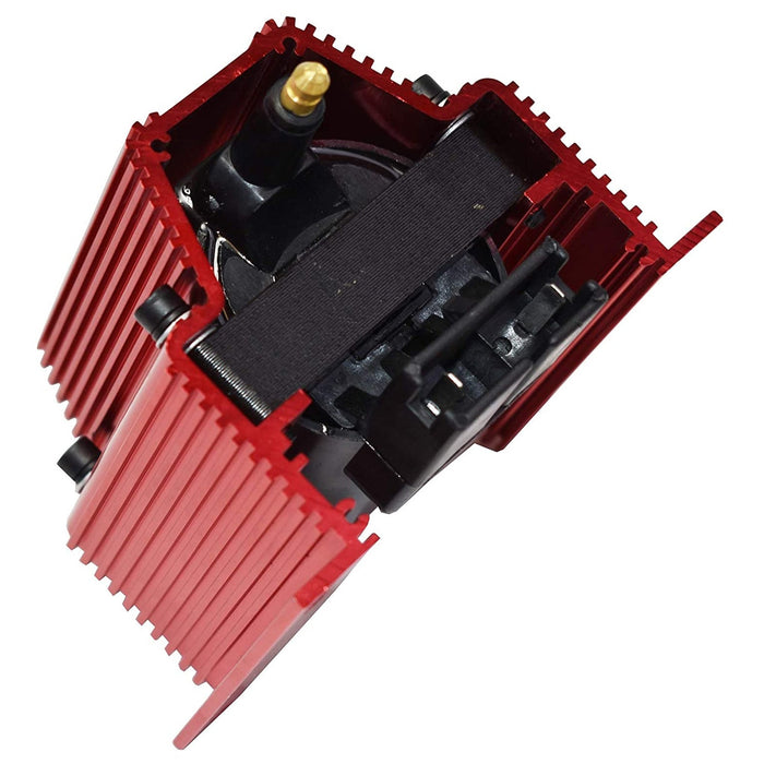 A-Team Performance Ready-To-Run R2R Distributor And 50,000 Volts E-Coil Small Block Big Block Chevrolet GM 283 305 307 327 350 400 396 427 454 Red Small Cap - Southwest Performance Parts