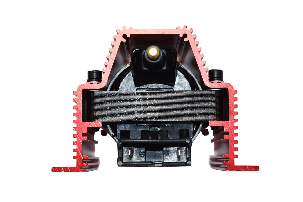 A-Team Performance Remote E-Coil Ignition Coil Red 50,000 Volt - Southwest Performance Parts