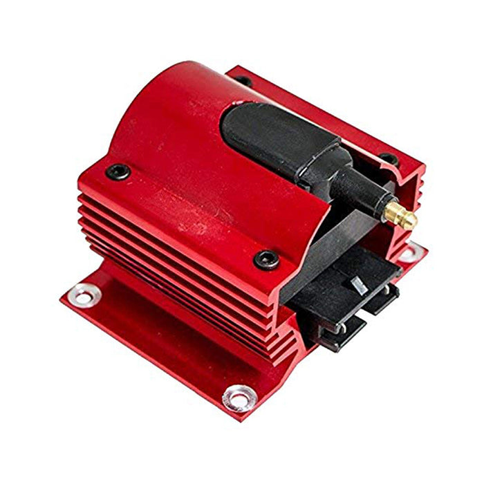 A-Team Performance SBC 350 Small Spark Plug Wires Cap Distributor Coil + Red 8mm Under the Exhaust - Southwest Performance Parts