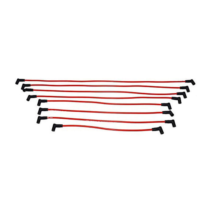 A-Team Performance SBC 350 Small Spark Plug Wires Cap Distributor Coil + Red 8mm Under the Exhaust - Southwest Performance Parts