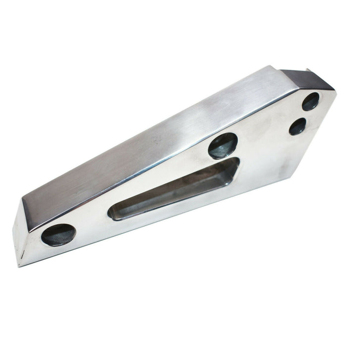 A-Team Performance SBC Alternator Bracket, Billet Aluminum SWP Polished Cylinder Head Mounted - Southwest Performance Parts