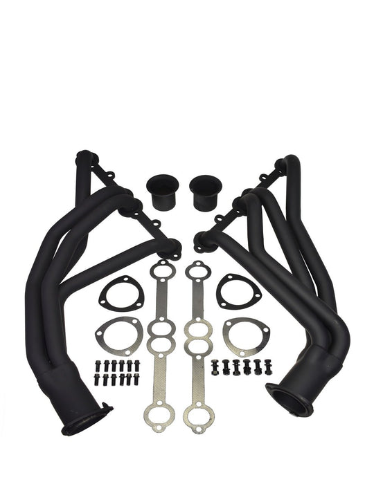 A-Team Performance SBC CHEVY-GMC TRUCK 66-87 C10 C20 K10 K20 305 327 350 383 400 BLACK COATED HEADERS - Southwest Performance Parts