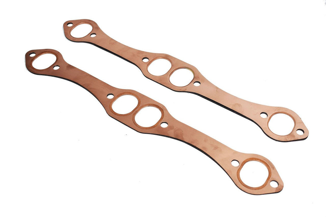 A-Team Performance SBC Oval Port Copper Header Exhaust Gaskets Reusable SB Chevy 305 327 350 383 - Southwest Performance Parts