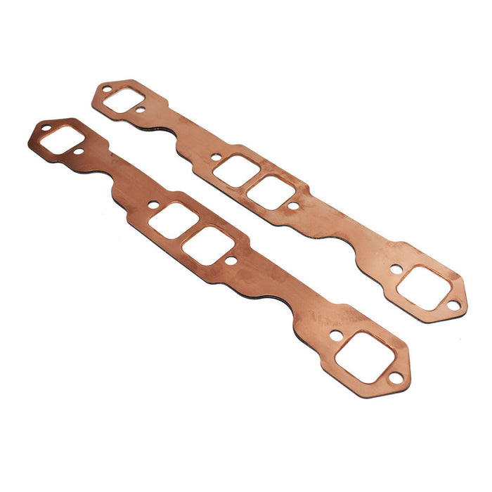 A-Team Performance SBC Rectangle Port Copper Header Exhaust Gaskets Reusable Chevy 305 327 350 383 - Southwest Performance Parts