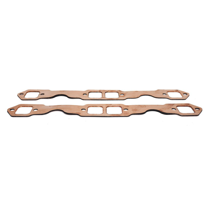 A-Team Performance SBC Rectangle Port Copper Header Exhaust Gaskets Reusable Chevy 305 327 350 383 - Southwest Performance Parts