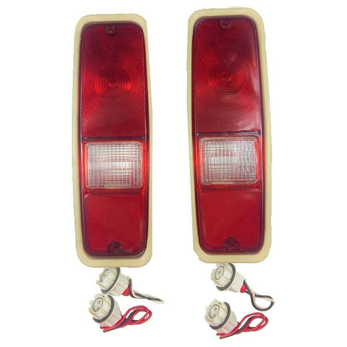 A-Team Performance Scout II Tail Light Lens Set 70-78 International Brake Lens 69-75 D-Series Truck - Southwest Performance Parts