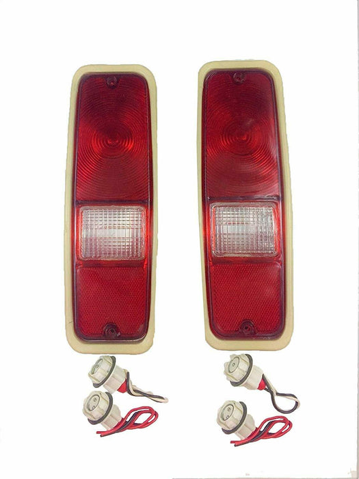 A-Team Performance Scout II Tail Light Lens Set 70-78 International Brake Lens 69-75 D-Series Truck - Southwest Performance Parts