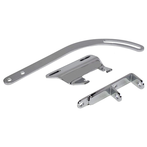 A-Team Performance Short Water Pump Alternator Bracket Compatible With 1955-1968 SBC Small Block Chevy 265 283 305 327 350 383 400 CHROME STEEL - Southwest Performance Parts