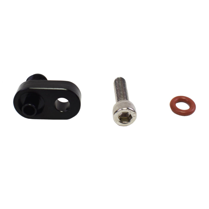 A-Team Performance Steam Vent Fitting -4 AN LS1 LS2 LS6 LS7 LM7 LQ9 Coolant Cooling BLACK - Southwest Performance Parts
