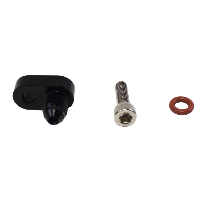 A-Team Performance Steam Vent Fitting -4 AN LS1 LS2 LS6 LS7 LM7 LQ9 Coolant Cooling BLACK - Southwest Performance Parts