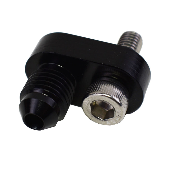 A-Team Performance Steam Vent Fitting -4 AN LS1 LS2 LS6 LS7 LM7 LQ9 Coolant Cooling BLACK - Southwest Performance Parts