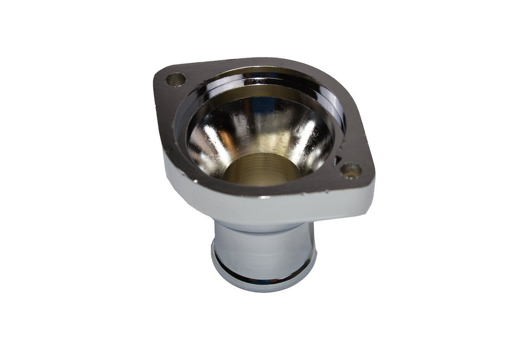 A-Team Performance Straight Water Neck Chrome Aluminum Compatible with LsX Engines - Southwest Performance Parts
