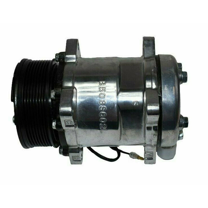 A-Team Performance Style Compressor SD-508 W-7 Groove Serpentine Belt Pulley SD5H14 Chrome - Southwest Performance Parts