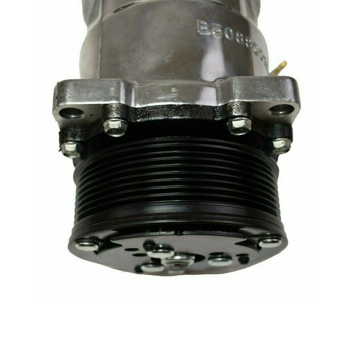 A-Team Performance Style Compressor SD-508 W-7 Groove Serpentine Belt Pulley SD5H14 Chrome - Southwest Performance Parts
