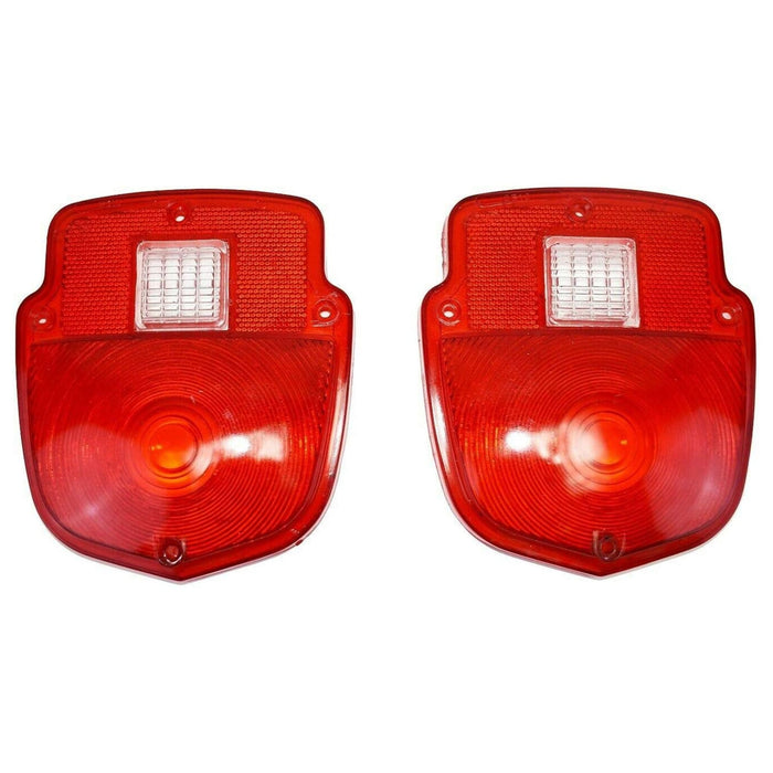 A-Team Performance TAIL LIGHT LENS 1953 1954 1955 1956 FORD PICKUP TRUCKS F100 F-100 PAIR W-Backup - Southwest Performance Parts