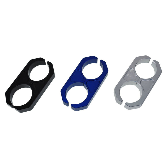 A-Team Performance Universal Billet T6 Aluminum Coilover Reservoir Brackets, Black - Southwest Performance Parts