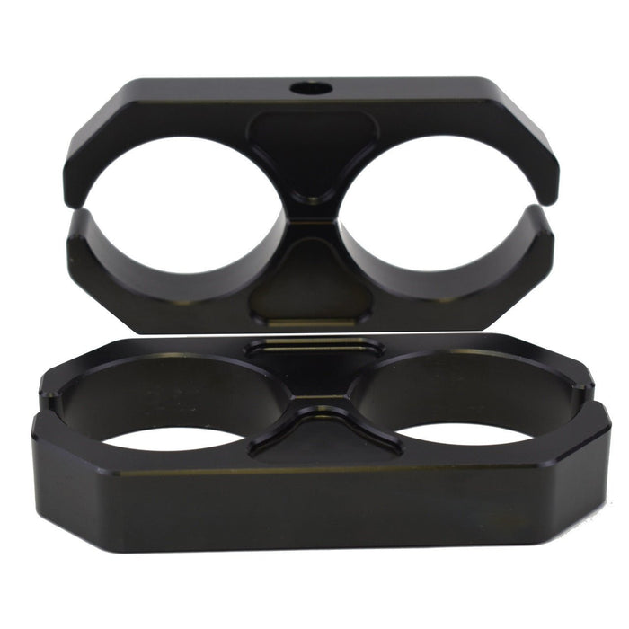 A-Team Performance Universal Billet T6 Aluminum Coilover Reservoir Brackets, Black - Southwest Performance Parts