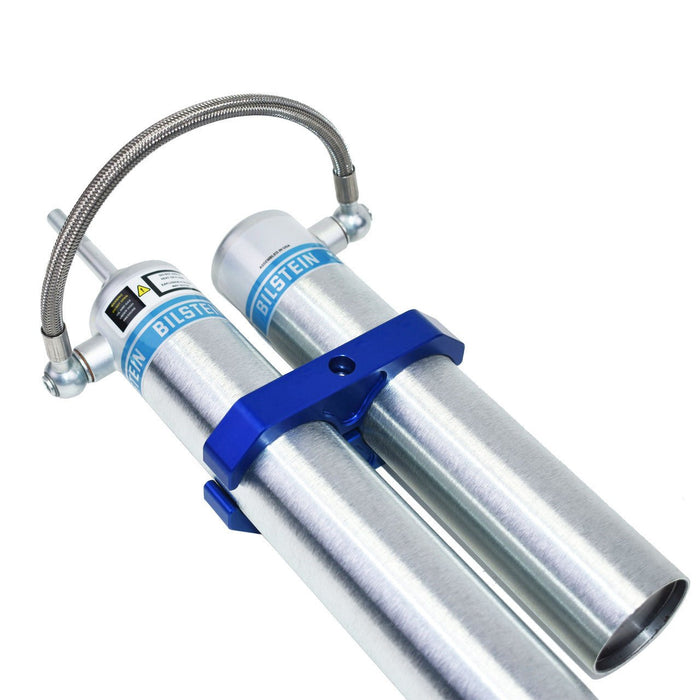 A-Team Performance Universal Billet T6 Aluminum Coilover Reservoir Brackets, Blue - Southwest Performance Parts